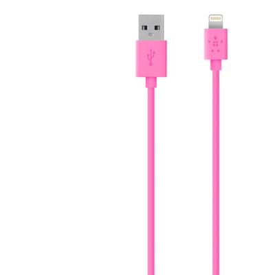 UTGÅTT
Belkin iPhone Lightning Synk/Ladd-kabel 1.2m - Rosa