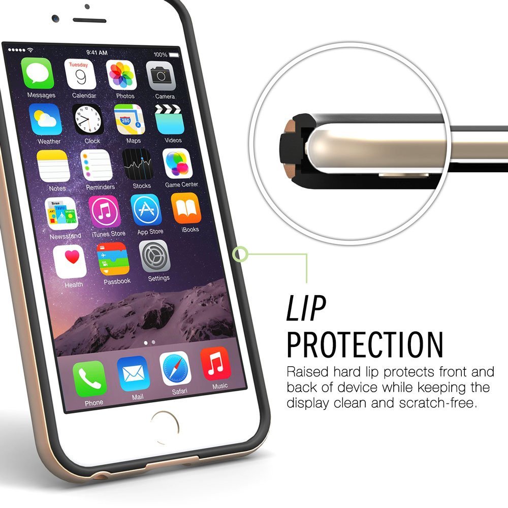 Caseology
Caseology Bumper Frame Skal till Apple iPhone 6 / 6S - Carbon Vit