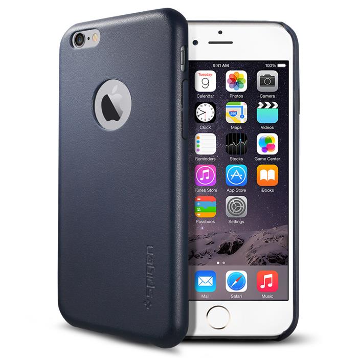 Spigen
SPIGEN Leather Fit Skal till Apple iPhone 6/6S (Blå)