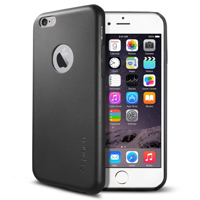 Spigen
SPIGEN Leather Fit Skal till Apple iPhone 6/6S (Svart)