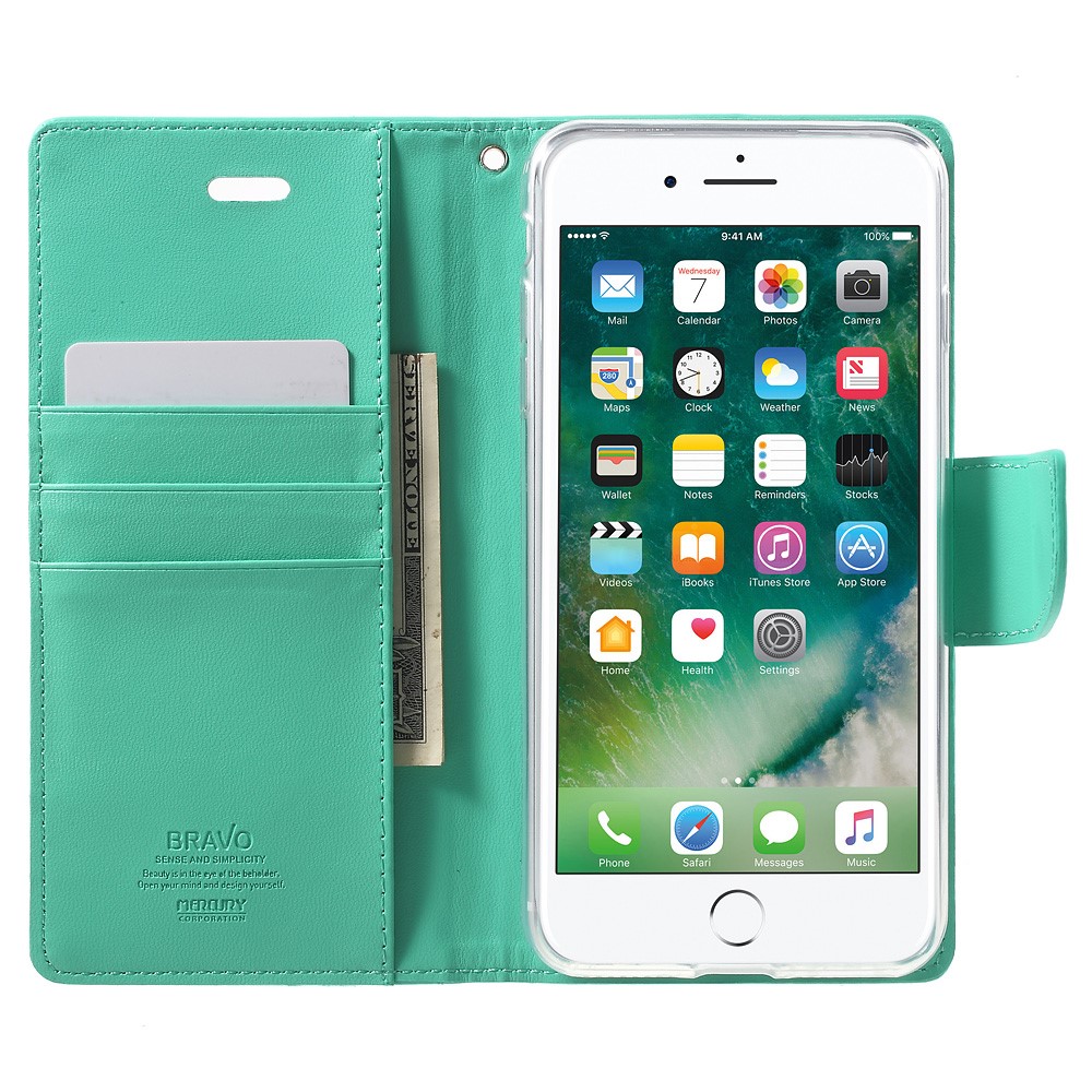 Mercury
Mercury Bravo Plånboksfodral till iPhone 7/8 Plus - Mint