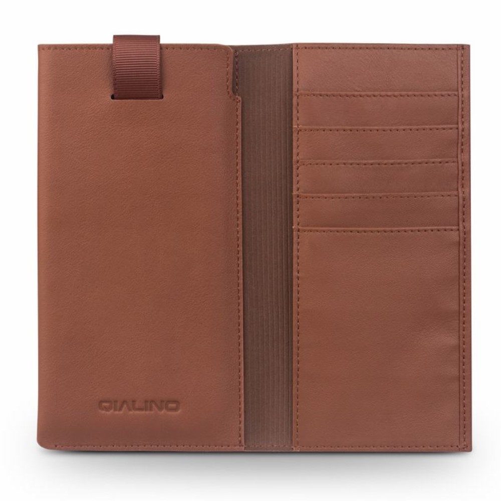 QIALINO
Qialino Universal Pouch Wallet i äkta läder - Brun