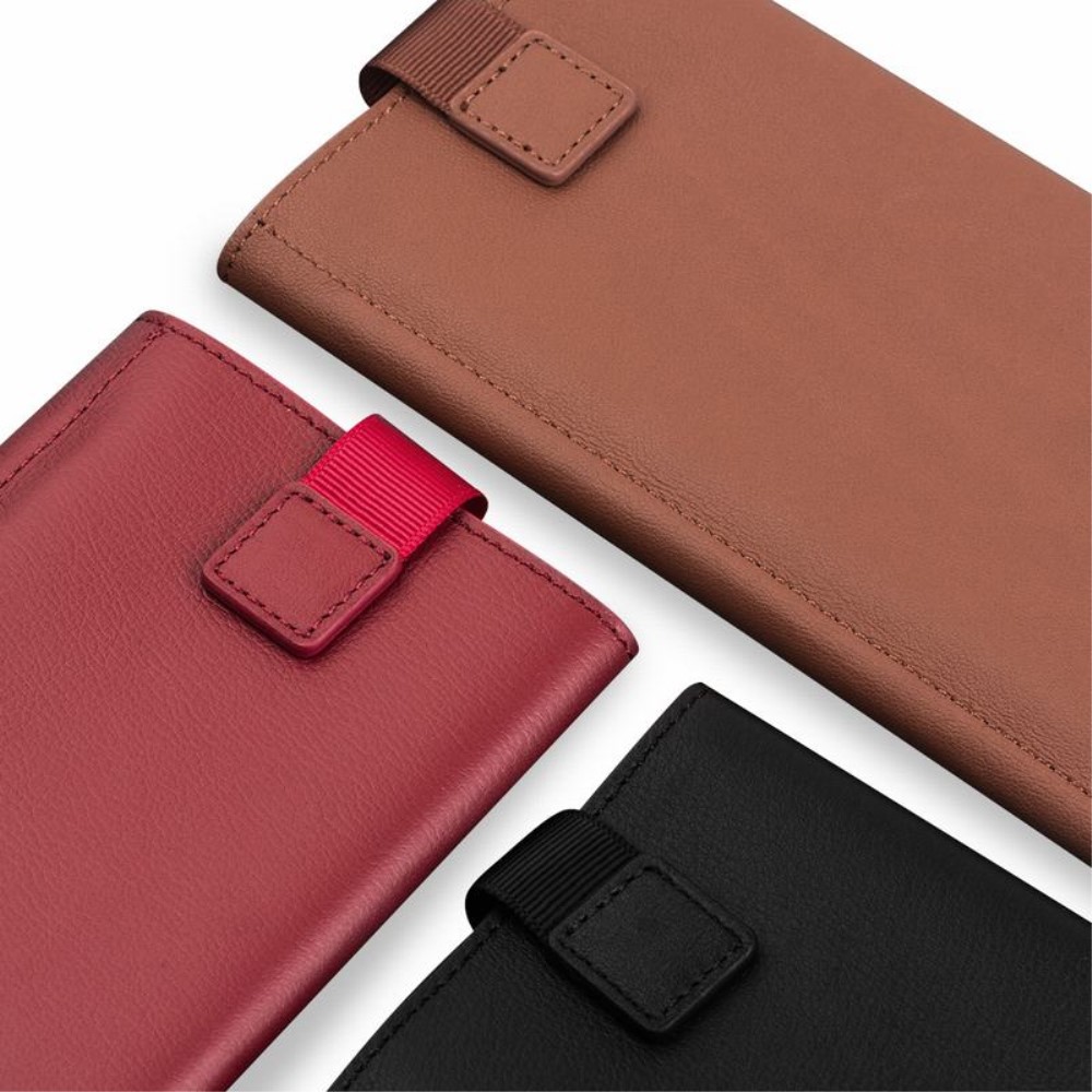 QIALINO
Qialino Universal Pouch Wallet i äkta läder - Svart