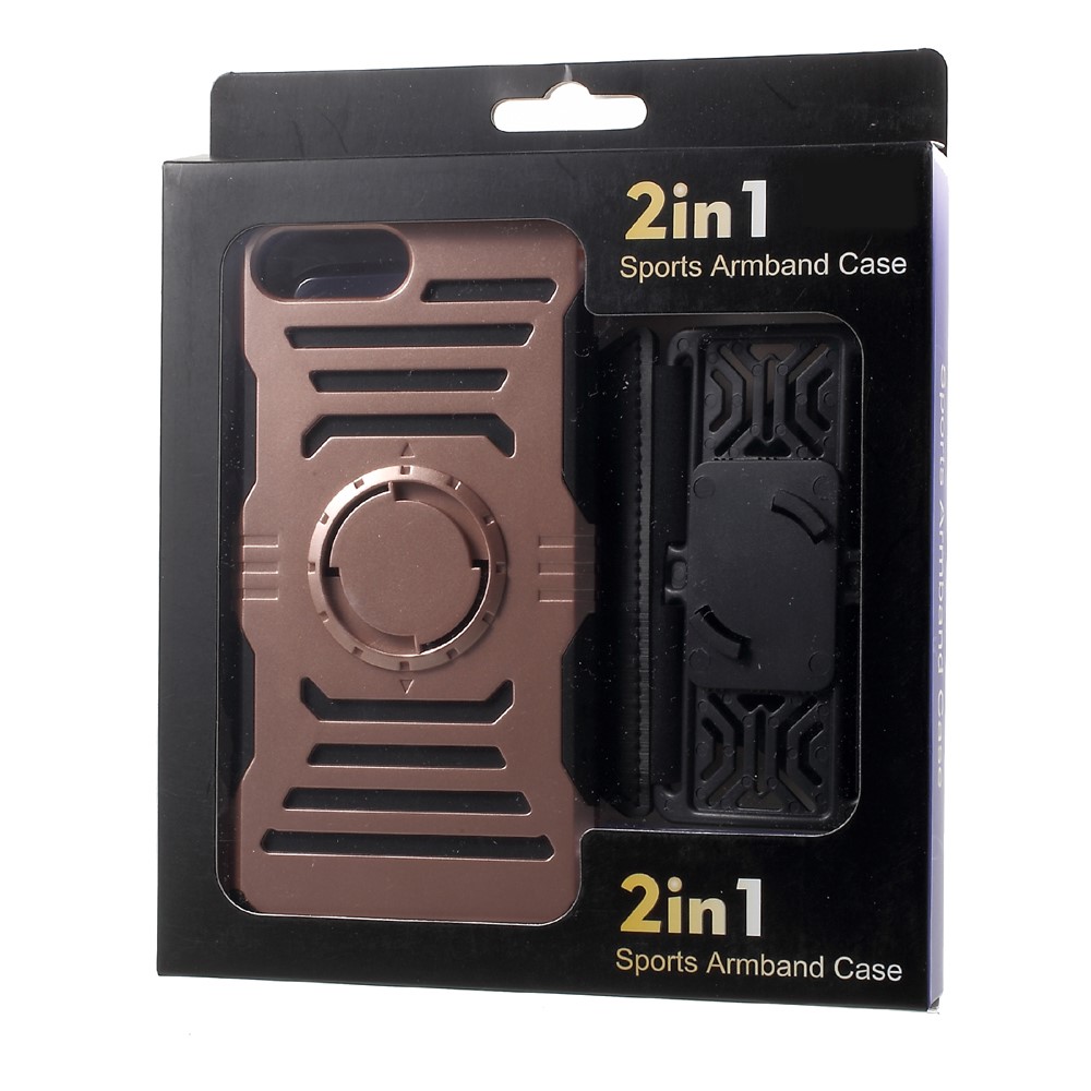 OEM
2-In-1 Skal + Sportarmband till iPhone 7 Plus - Rose Gold