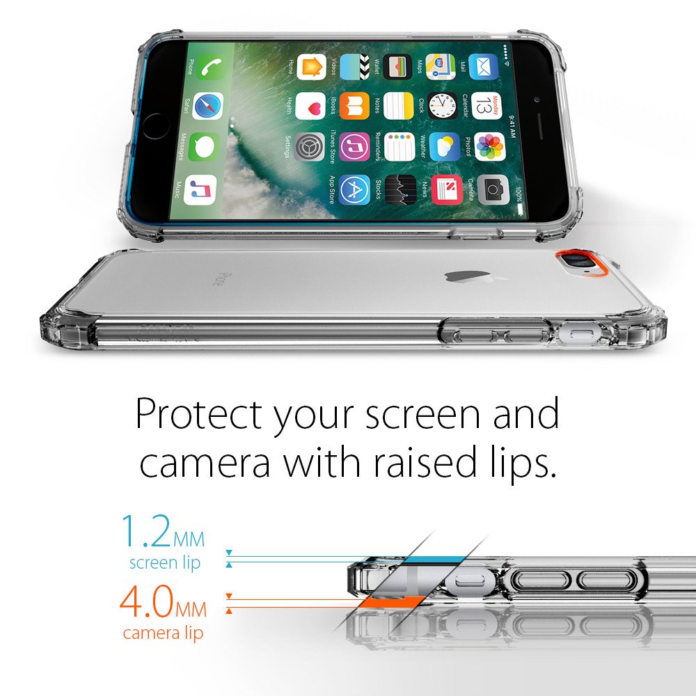 Spigen
Spigen Crystal Shell Skal till Apple iPhone 7 Plus - Grå