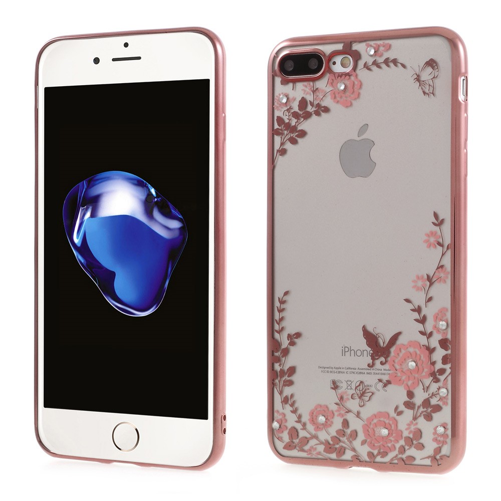 A-One Brand
Mobilskal med blommotiv till iPhone 7 Plus - Roséguld