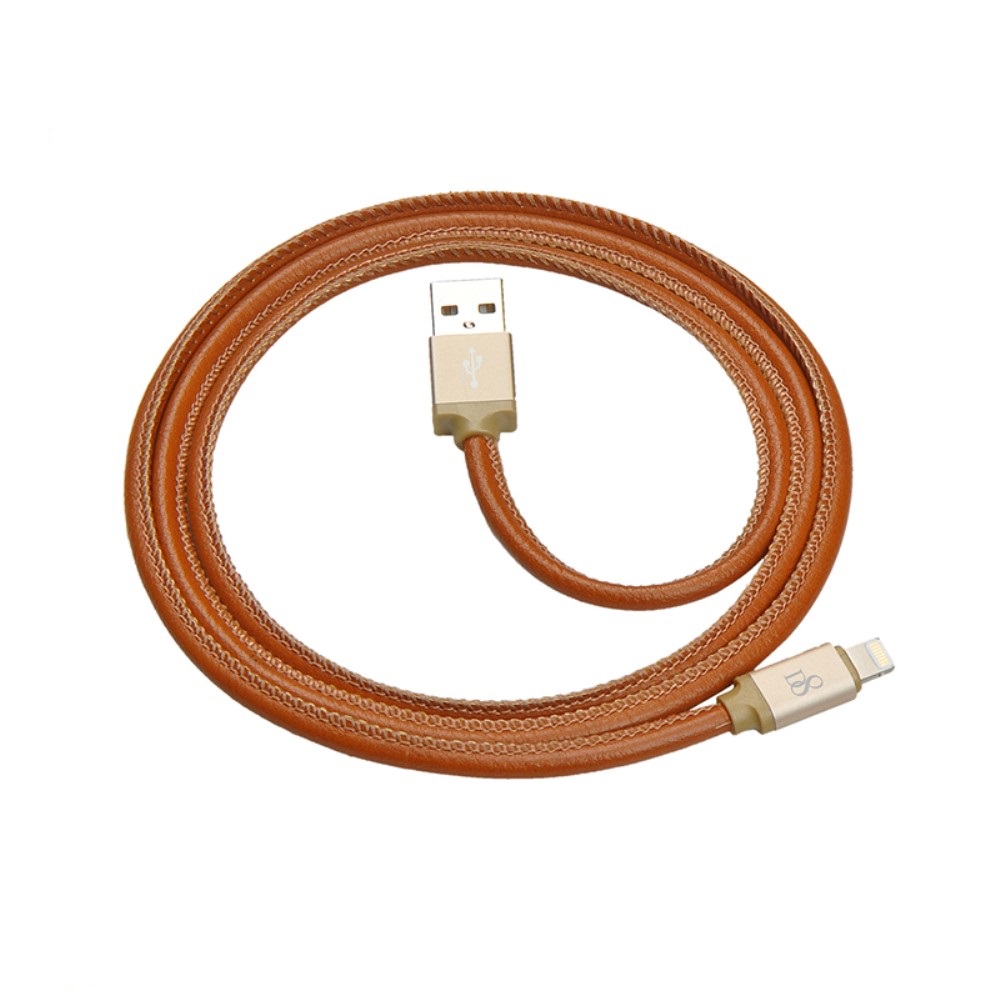 D8
D8 MFI Lightning ladd- och synkkabel 1m - Brun