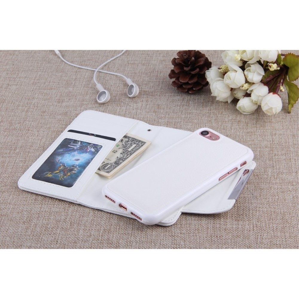 A-One Brand
Litchi Detachable Plånboksfodral till iPhone 7/8/SE 2020 - Vit