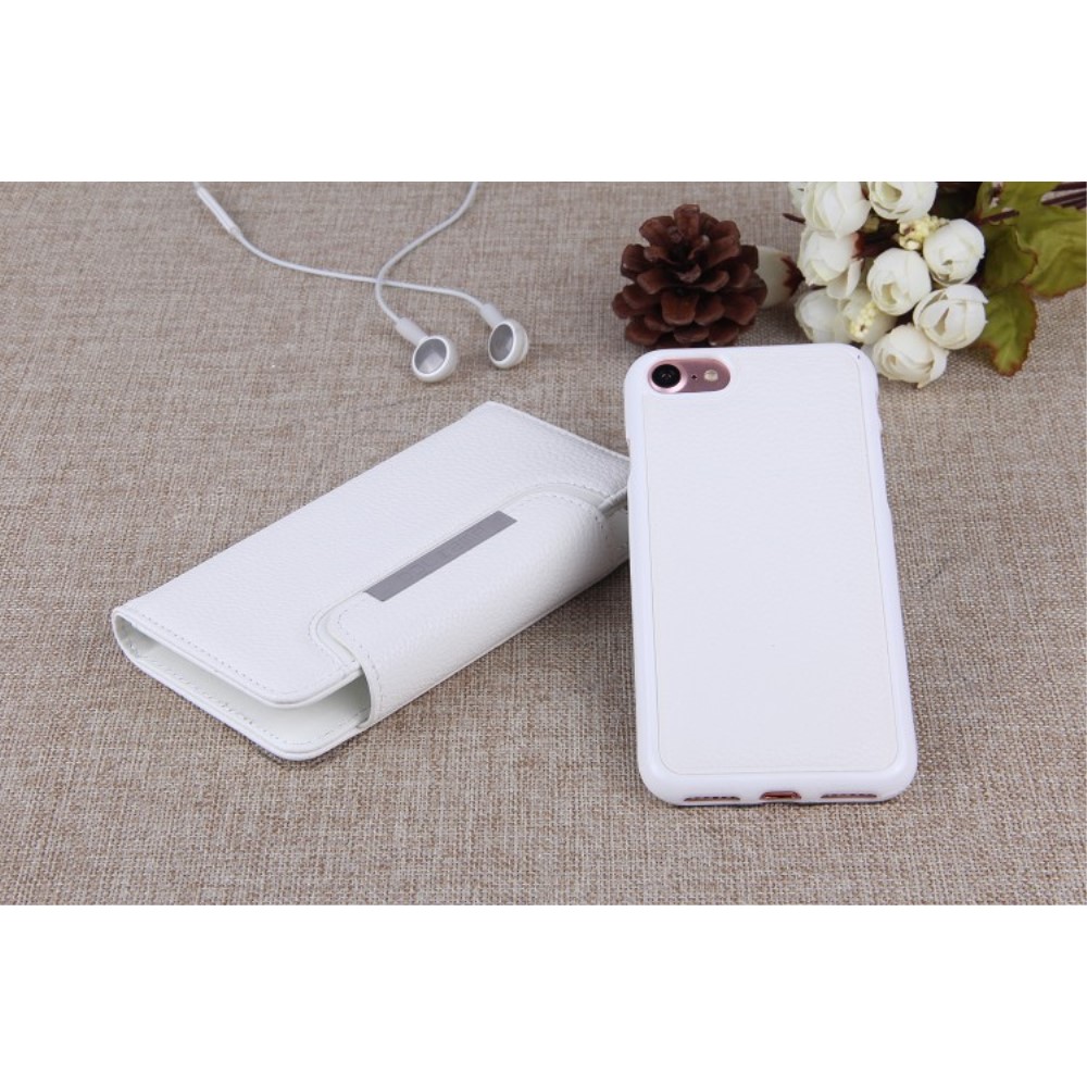 A-One Brand
Litchi Detachable Plånboksfodral till iPhone 7/8/SE 2020 - Vit