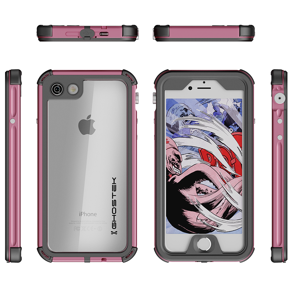 Ghostek
Ghostek Atmoic 3 Vattentätt Skal till Apple iPhone 7/8/SE 2020 - Rosa