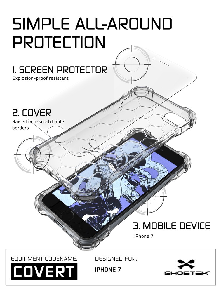 Ghostek
Ghostek Covert Skal till Apple iPhone 7/8/SE 2020 - Clear
