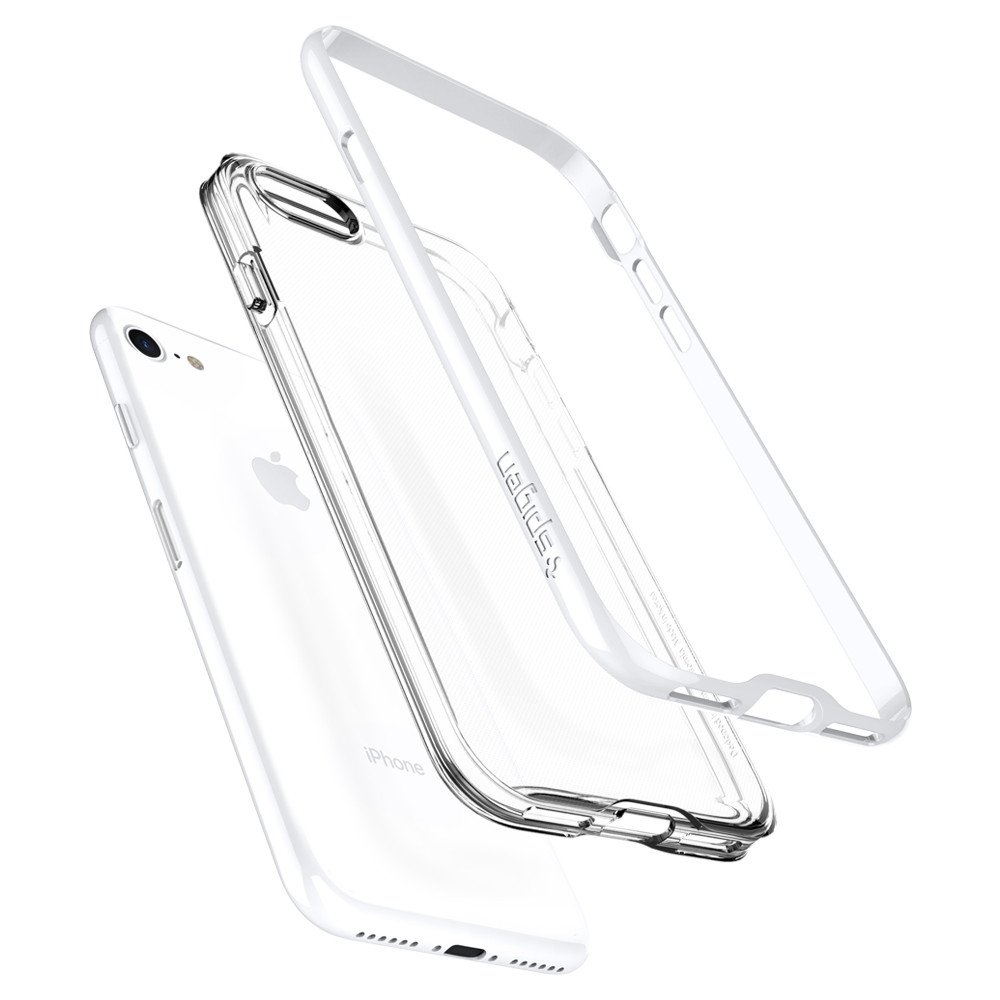 UTGÅTT
SPIGEN Neo Hybrid Crystal Skal till Apple iPhone 7/8/SE 2020 - Jet White