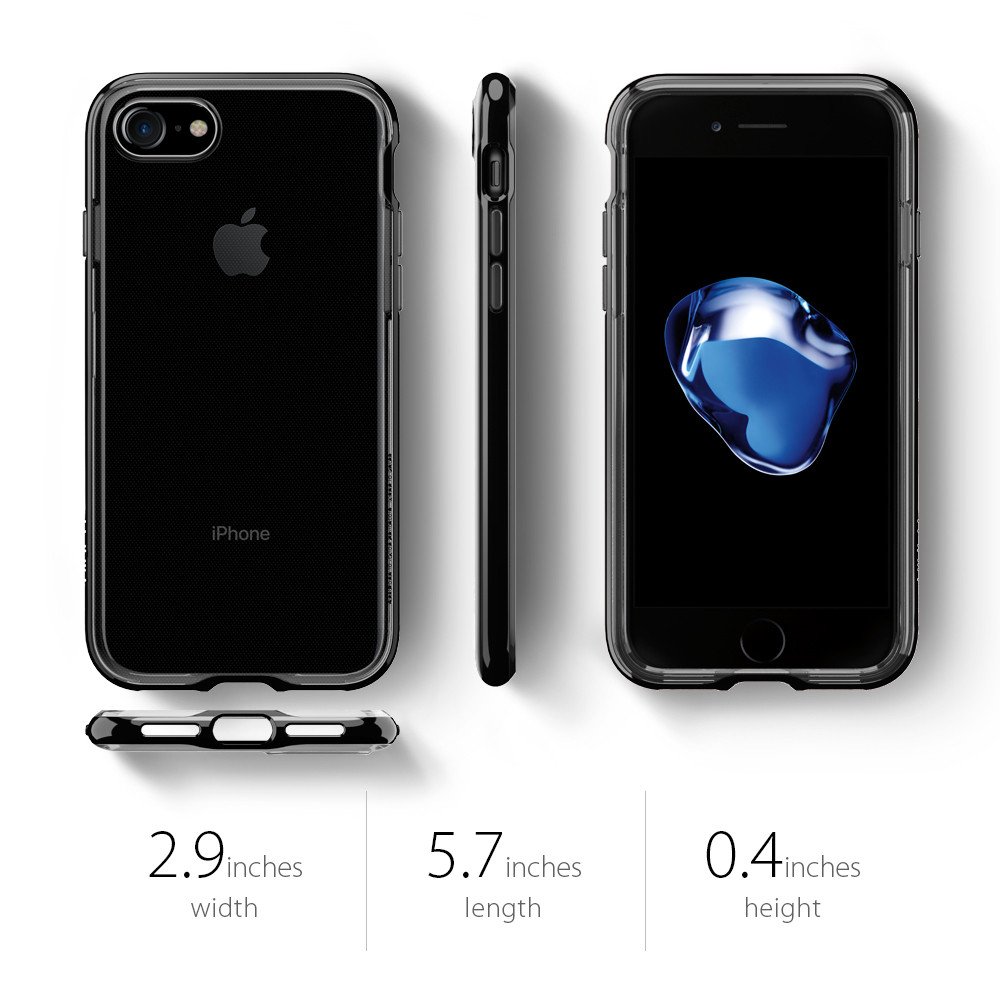 UTGÅTT
SPIGEN Neo Hybrid Crystal Skal till Apple iPhone 7/8/SE 2020 - Jet White