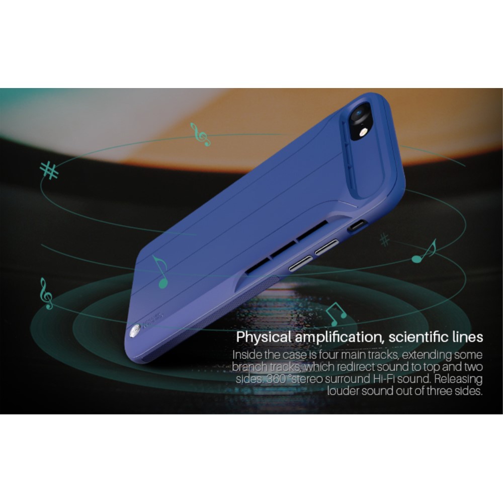 Nillkin
NILLKIN Audio Amplifier Skal till Apple iPhone 7/8/SE 2020 - Svart