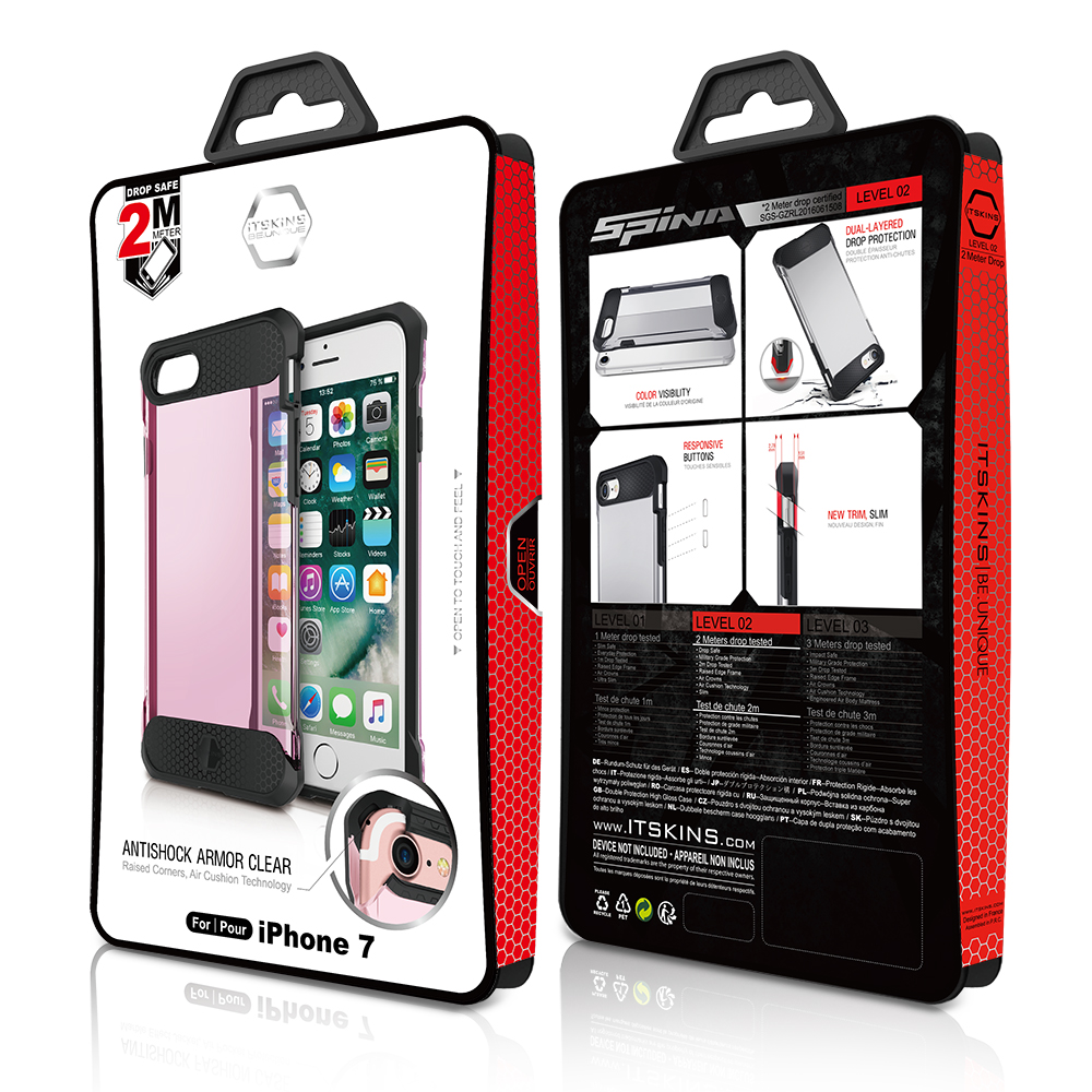ItSkins
Itskins Spina Skal till iPhone 7/8/SE 2020 - Rosa