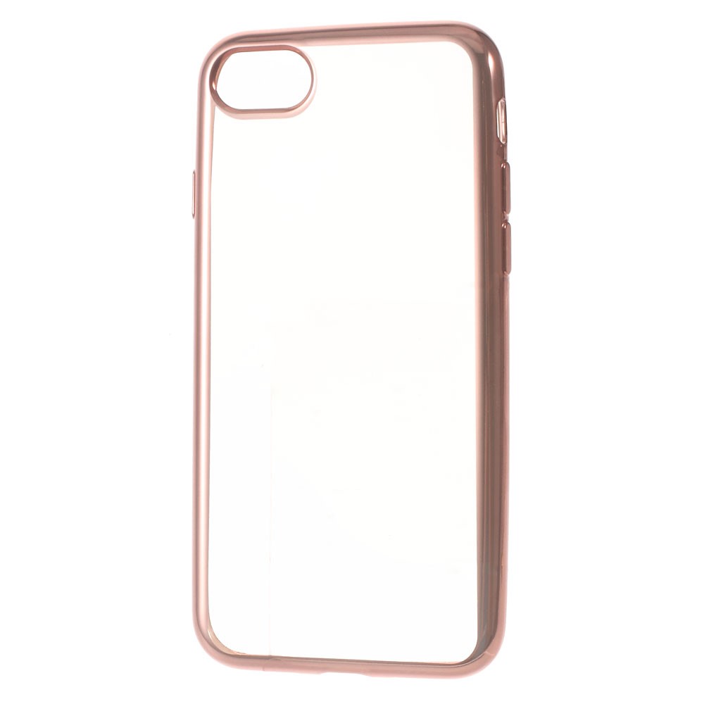 OEM
Electroplating Edge Mobilskal till iPhone 7/8/SE 2020 - Rose Gold/Transparent