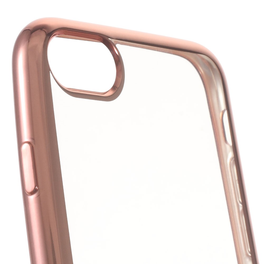 OEM
Electroplating Edge Mobilskal till iPhone 7/8/SE 2020 - Rose Gold/Transparent
