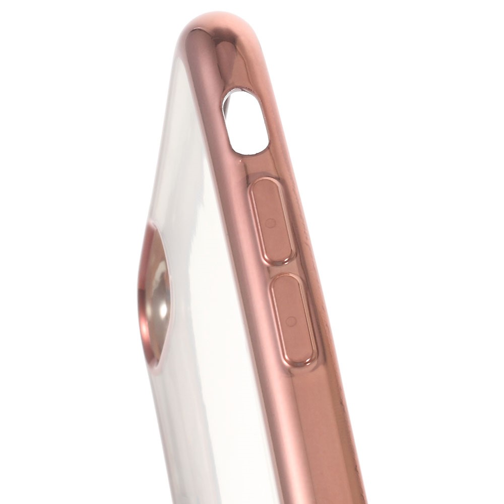 OEM
Electroplating Edge Mobilskal till iPhone 7/8/SE 2020 - Rose Gold/Transparent