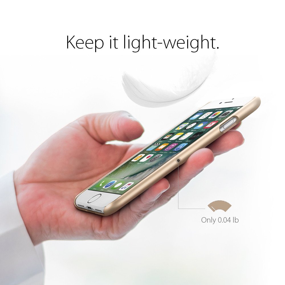 Spigen
SPIGEN Thin Fit Skal till Apple iPhone 7/8/SE 2020 - Gold