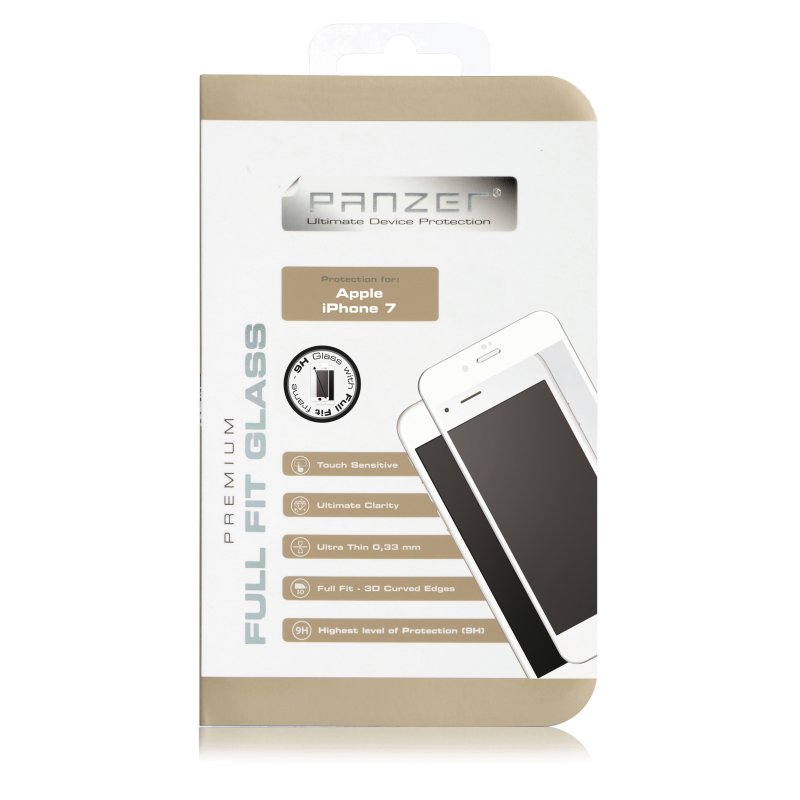 Panzer
Panzer F-F Tempered Glass Skärmskydd iPhone 6/7/8/SE 2020 - Vit