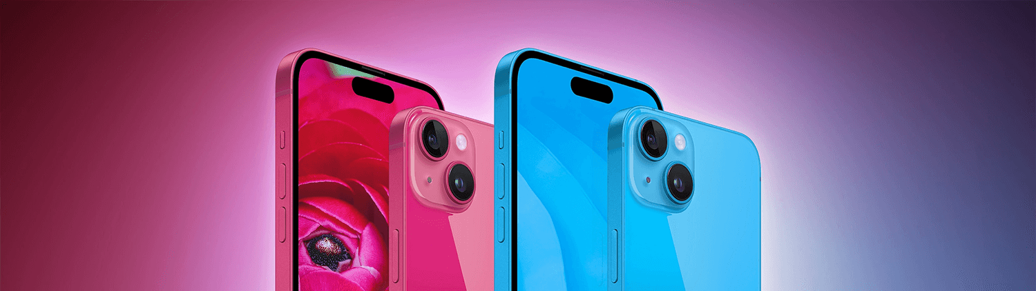 iPhone 15 i olika färger