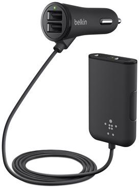 Belkin
Belkin Road Rockstar 4 Port Car Charger 7.2A 1.8M Black