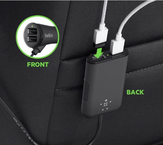 Belkin
Belkin Road Rockstar 4 Port Car Charger 7.2A 1.8M Black