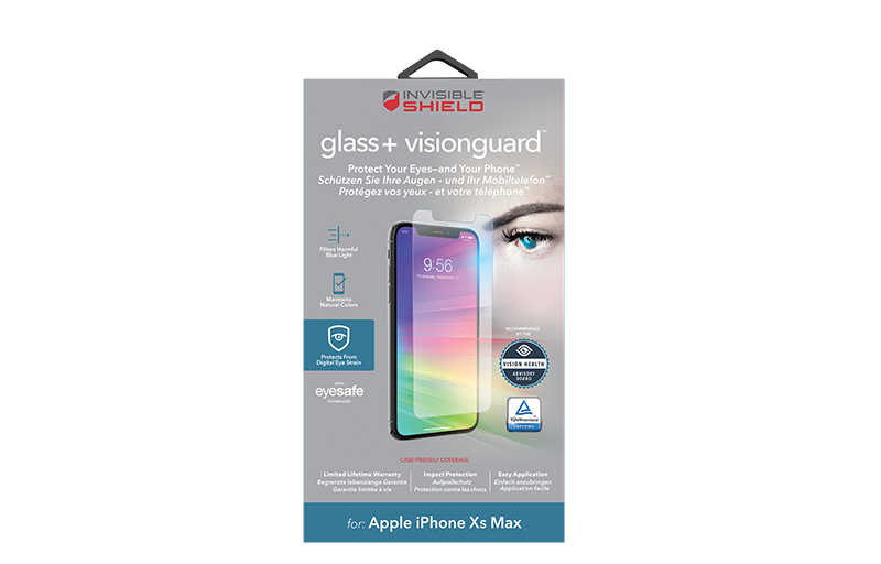 Zagg
InvisibleShield Glass Plus Visionguard Screen iPhone Xs Max
