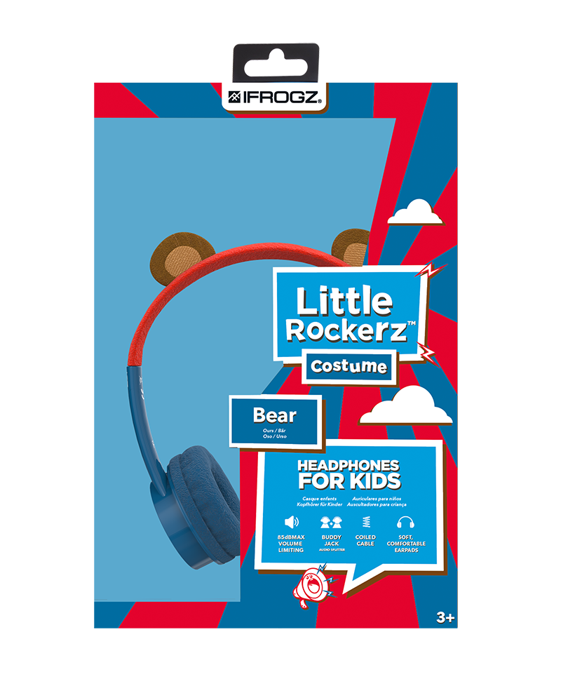 UTGÅTT
Ifrogz Little Rockers Costume Headphones Bear 2018