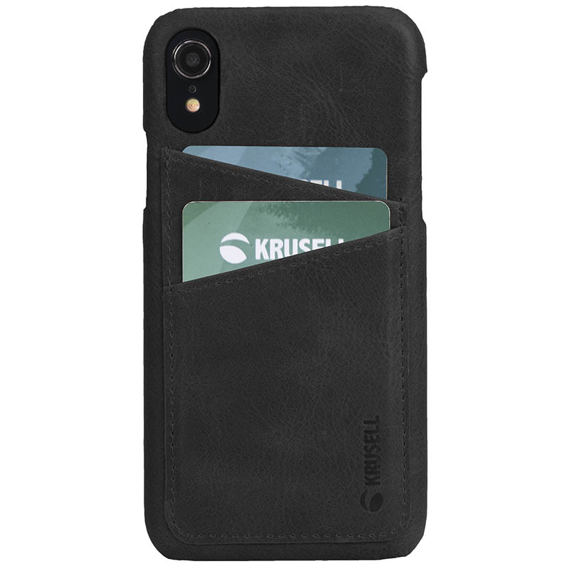 UTGÅTT
Krusell Sunne 2 Card Cover iPhone Xr Black