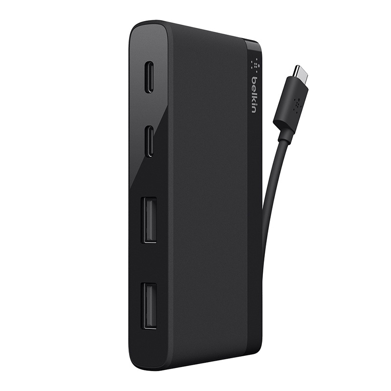 UTGÅTT
Belkin 4-Port Mini Hub Usb-C Black