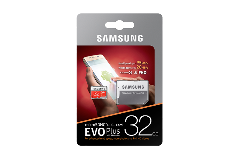 Samsung
Memory Samsung Micro Sdhc Evo Plus 32Gb Class 10 W/SD-Adapter