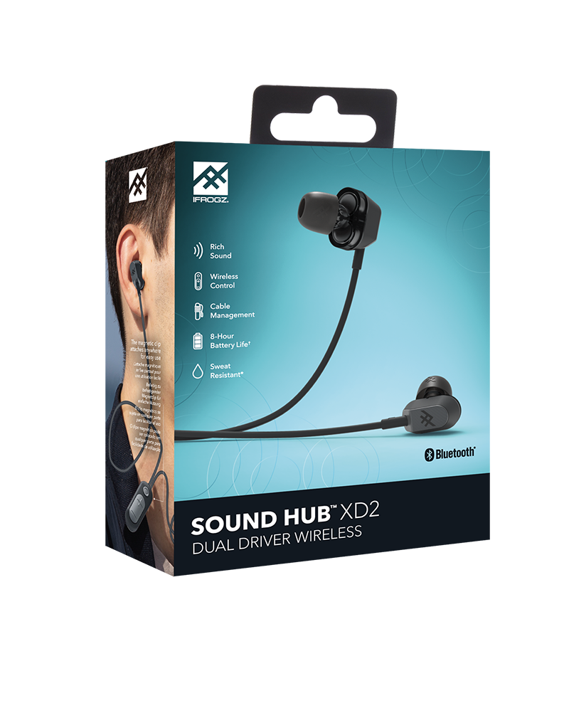 UTGÅTT
Ifrogz Sound Hub Xd2 Wireless Earbud Dual Driver Black