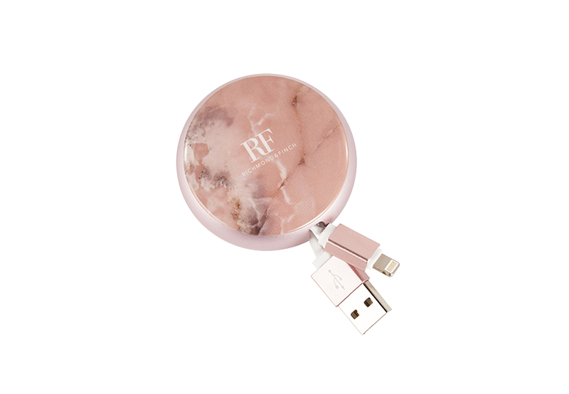 UTGÅTT
Richmond & Finch Cable Winder Lightning To Usb Cable Pink Marble