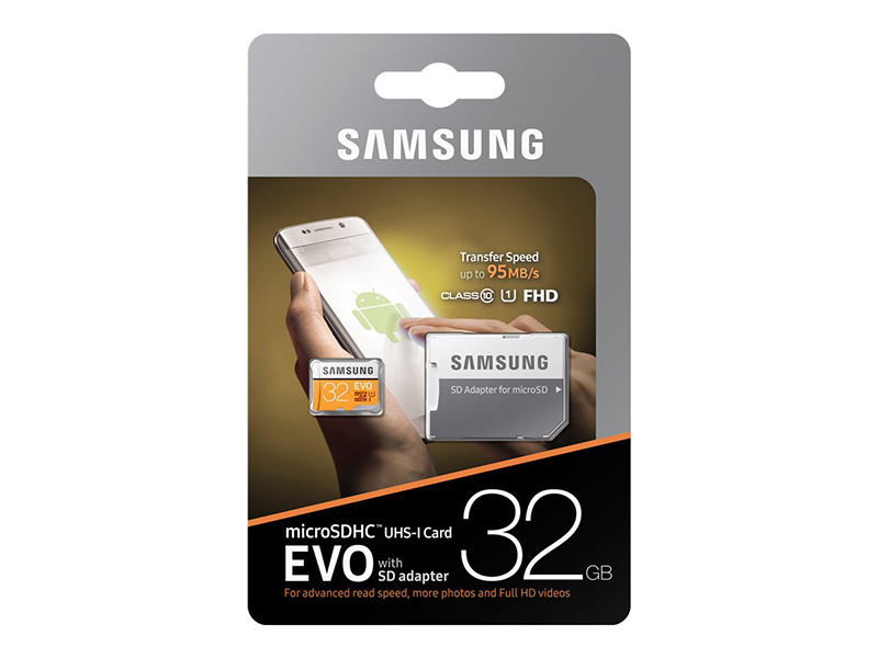 Samsung
Samsung Microsd Evo 32Gb Class 10 Up To 95Mb/S W Adapt