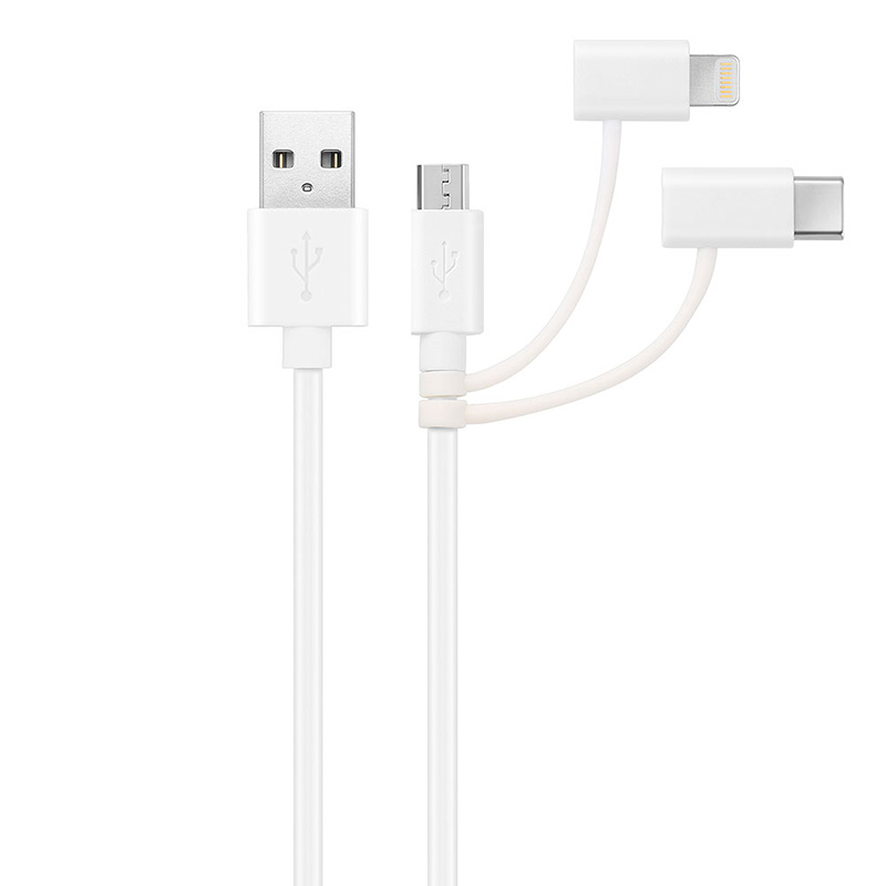 UTGÅTT
Key Power Combo Cable 3In1 1M Micro, Lightning & Usb-C