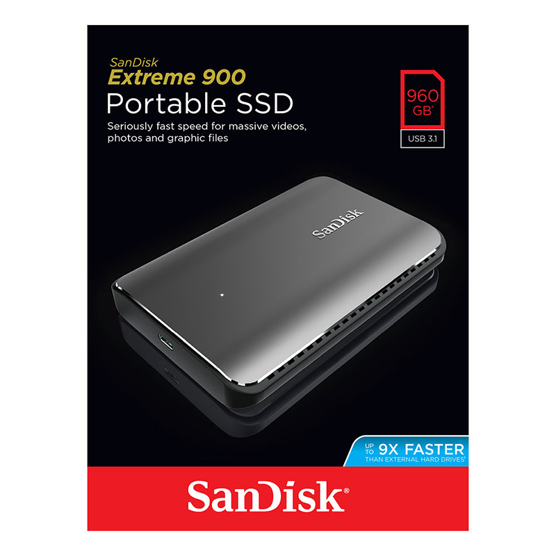 UTGÅTT
Sandisk Extreme 900 Portable Ssd 960Gb