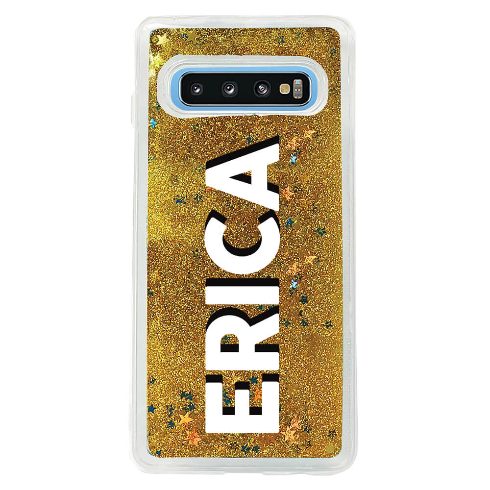 Designa själv glitter skal till Samsung Galaxy S10 - D006