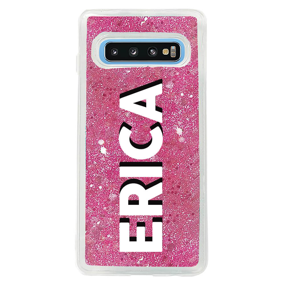 Designa själv glitter skal till Samsung Galaxy S10 - D006