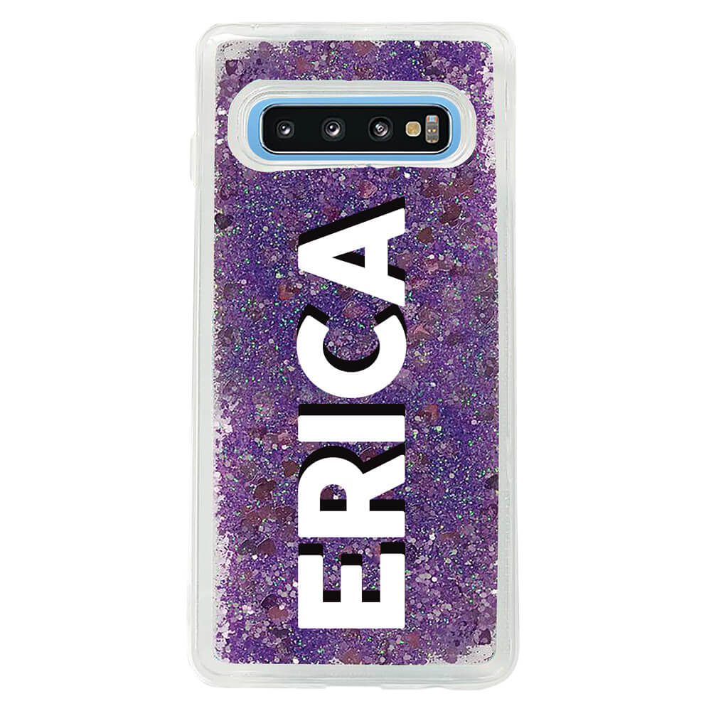 Designa själv glitter skal till Samsung Galaxy S10 - D006