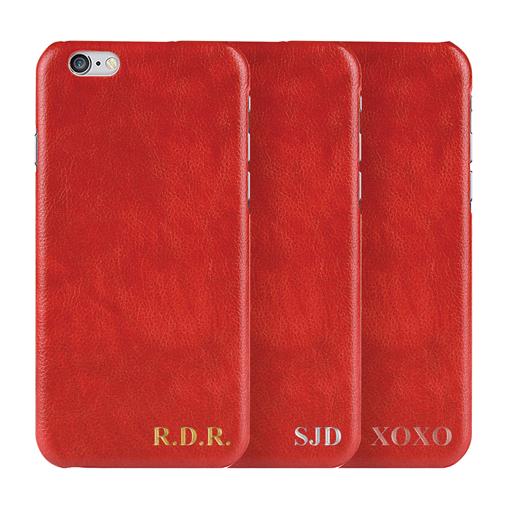 TheMobileStore
Designa själv - iPhone 6/6S konstläder skal - Röd