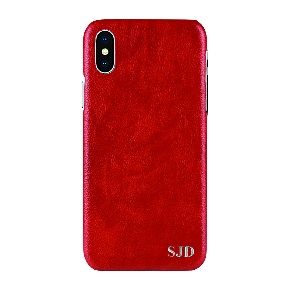 TheMobileStore
Designa själv - iPhone XS Max konstläder skal - RÖD