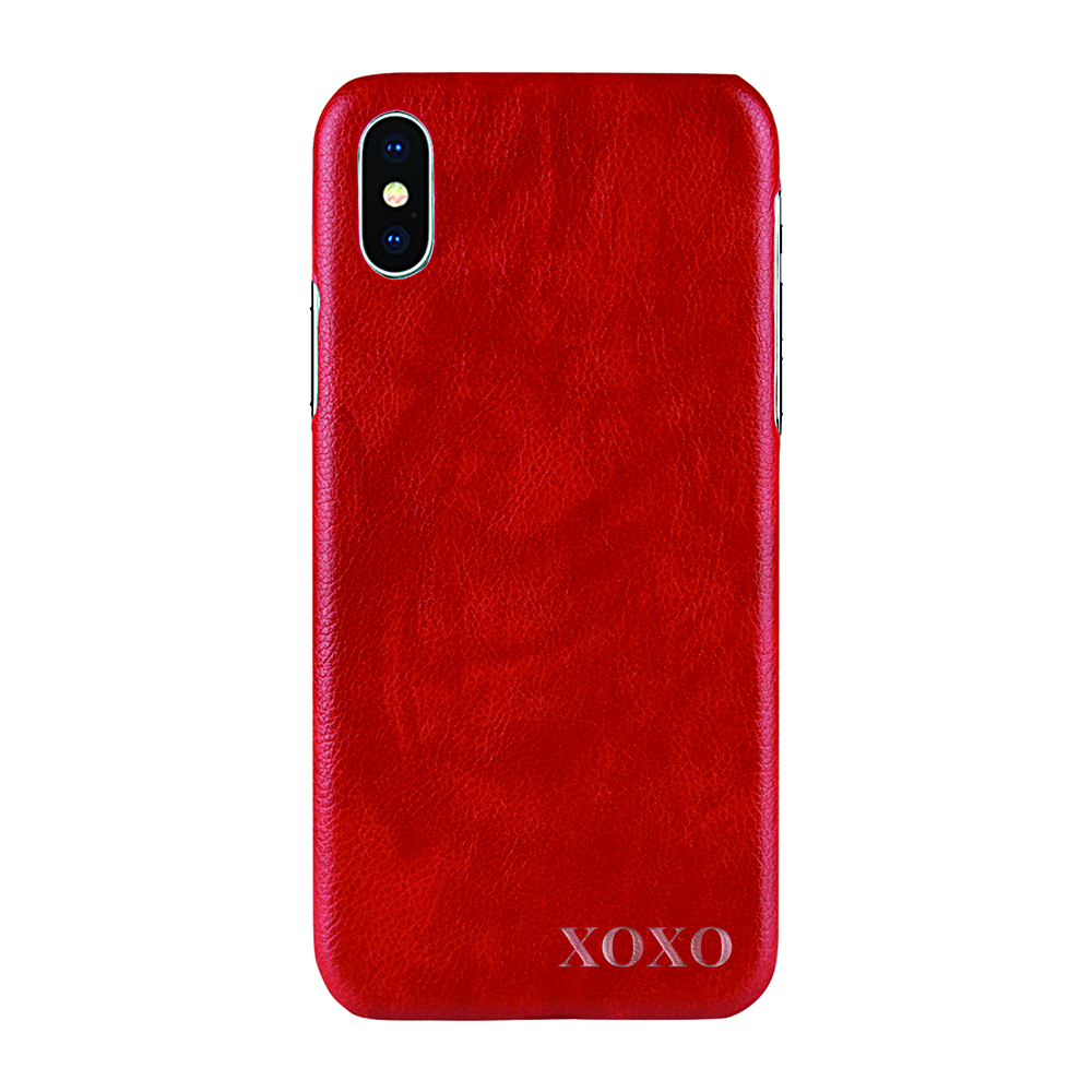 TheMobileStore
Designa själv - iPhone XS Max konstläder skal - RÖD