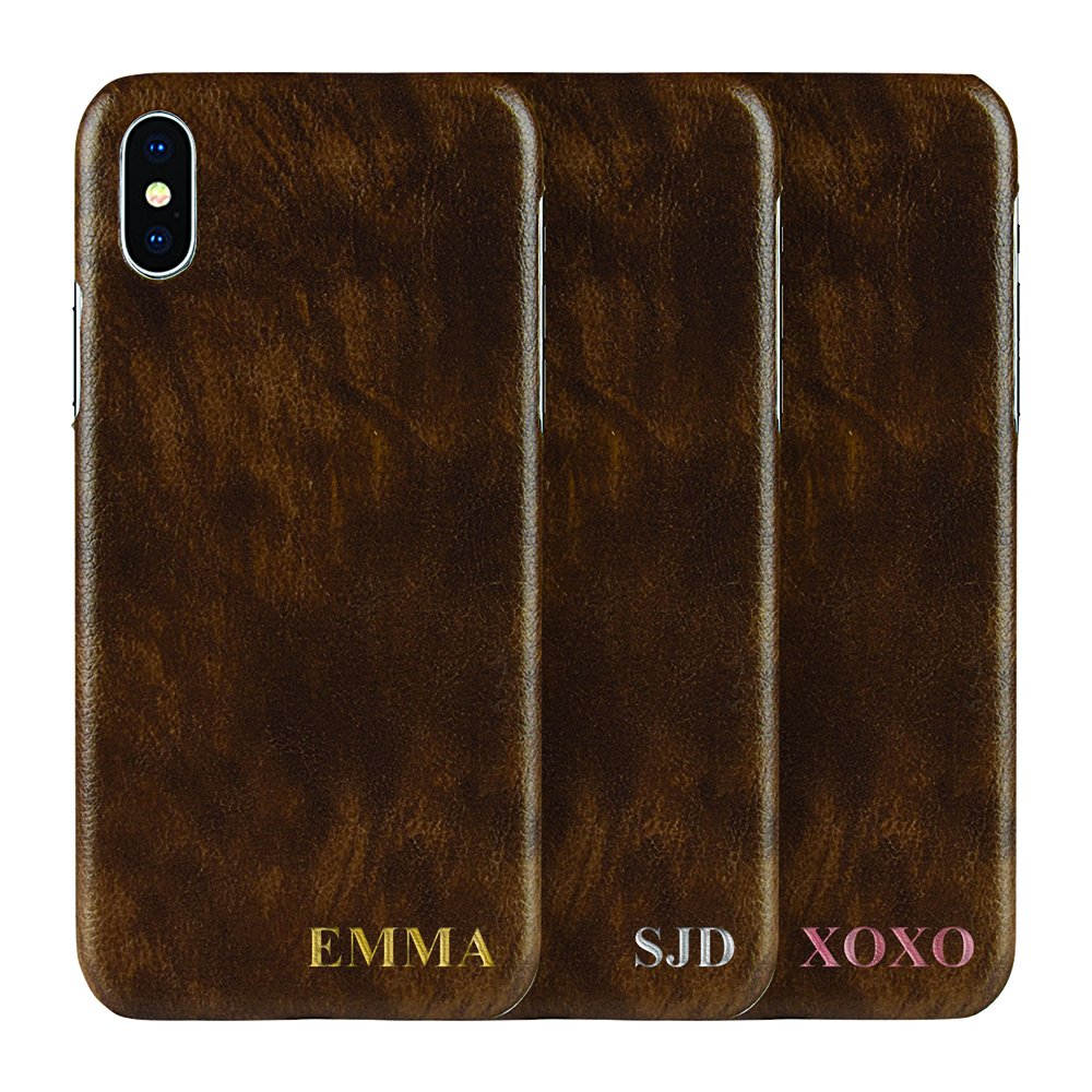 TheMobileStore
Designa själv - iPhone XS Max konstläder skal - BRUN