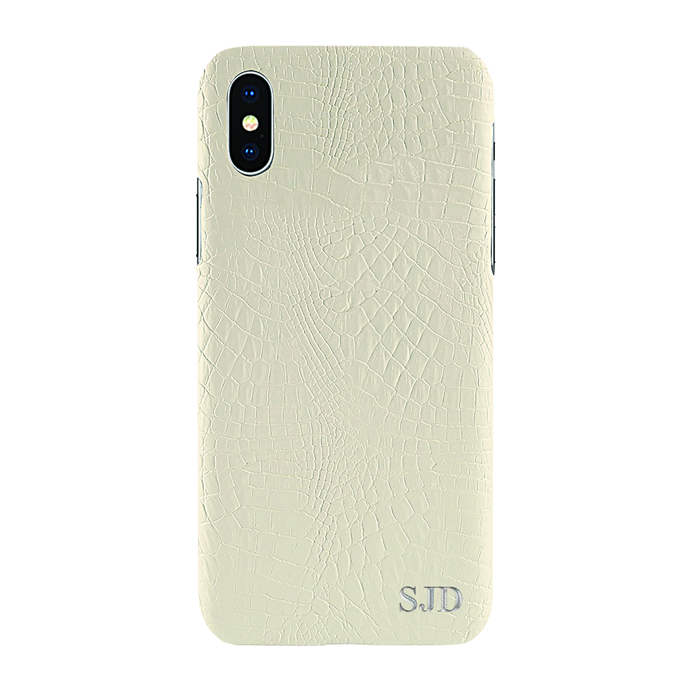 TheMobileStore
Designa själv - iPhone XS Max konstläder skal - VIT