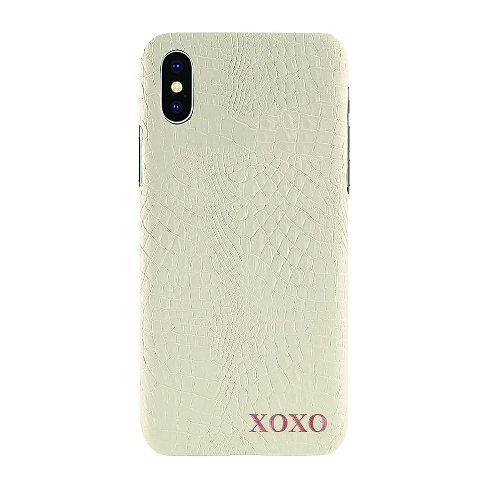 TheMobileStore
Designa själv - iPhone XS Max konstläder skal - VIT