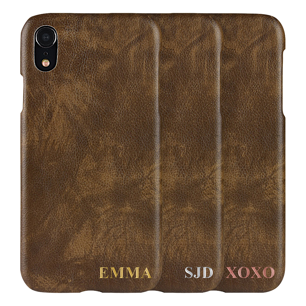 TheMobileStore
Designa själv - iPhone XR konstläder skal - BRUN