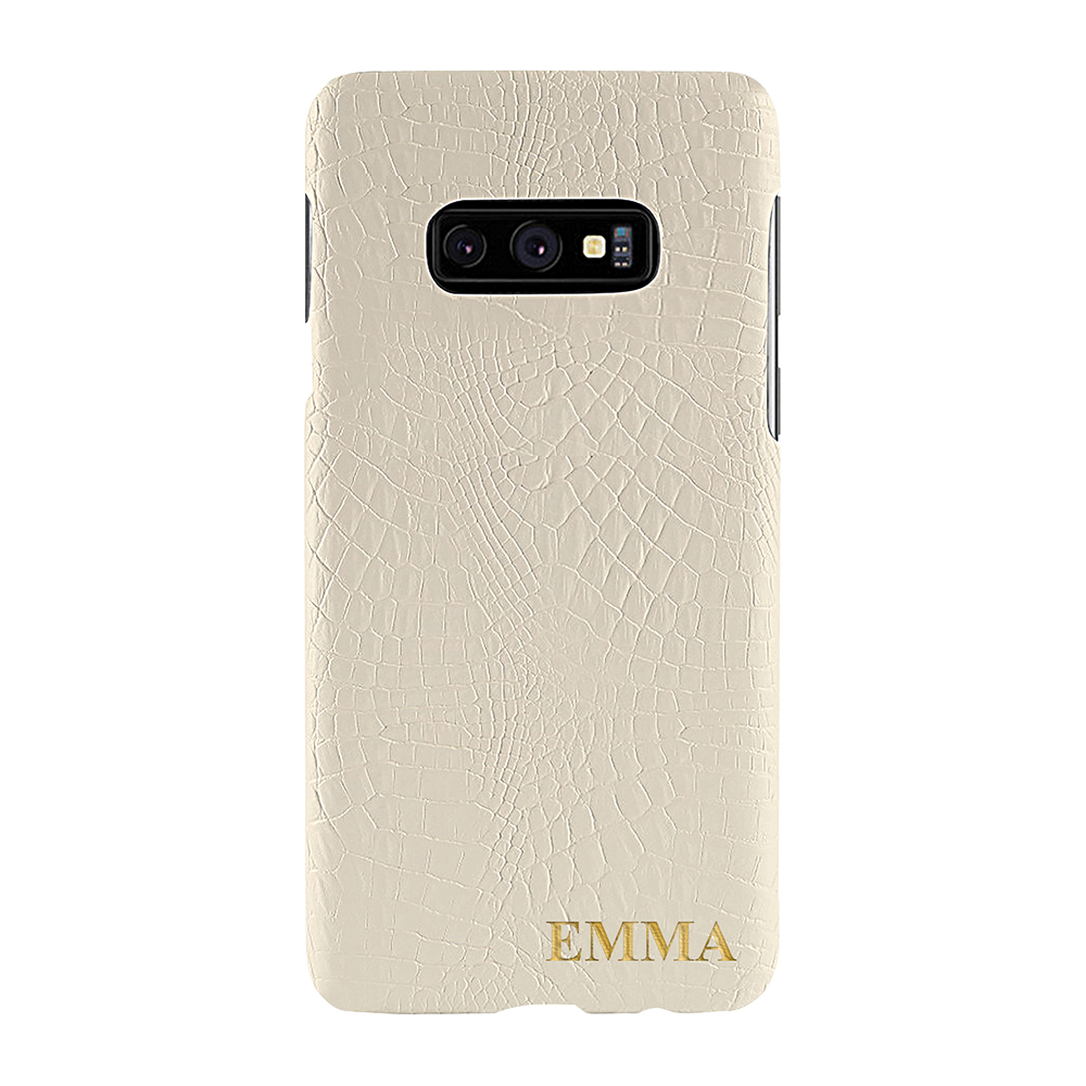 TheMobileStore
Designa själv - Galaxy S10e konstläder skal - VIT