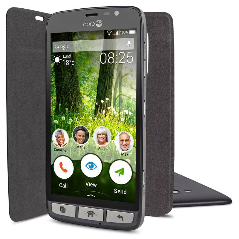 Doro
Doro Flip cover till Doro Liberto 825 - Svart