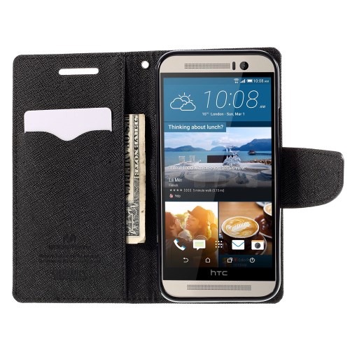Mercury
Mercury Fancy Plånboksfodral till HTC One M9 - Svart